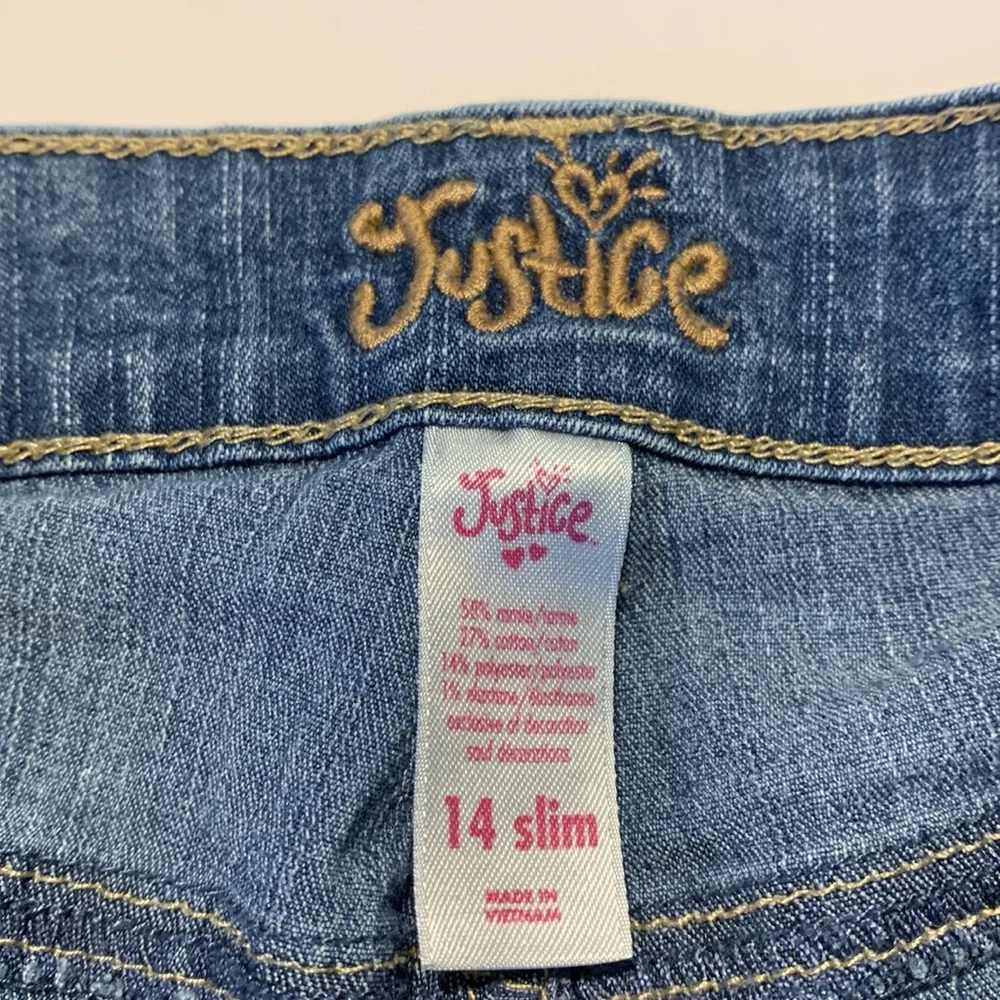 Justice Girls Denim Shorts - Picture 4 of 9